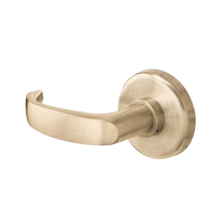 Best Grade 1 Single Dummy Mortise Lock, 14 Lever, H Rose, Non-Keyed, Satin Brass Finish, Field Reversible 45H01DT14H606